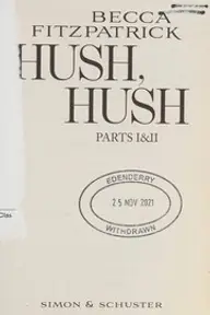 Cover of Hush, Hush by Becca Fitzpatrick