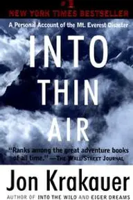 Cover of Into Thin Air by Jon Krakauer
